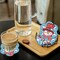 6 Pcs Diamond Art Coasters Kits with Holder – Christmas Snowman 5D Diamond Painting Coaster Set with Cork Pads for Adults & Beginners, DIY Gem Art Craft Supplies